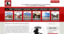 Desktop Screenshot of firemarkinsuranceagency.com
